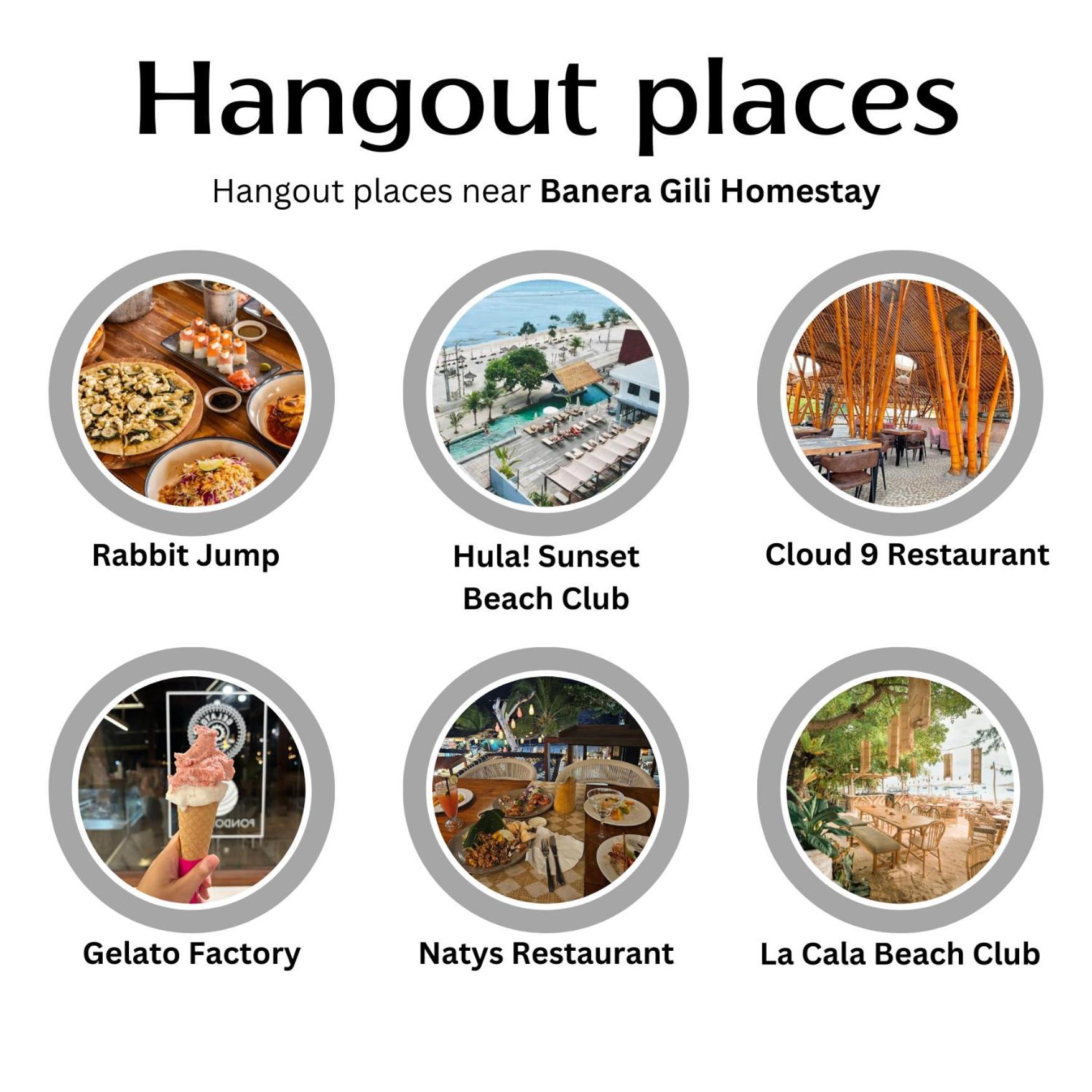 Banera Gili Homestay Gili Trawangan Exteriör bild